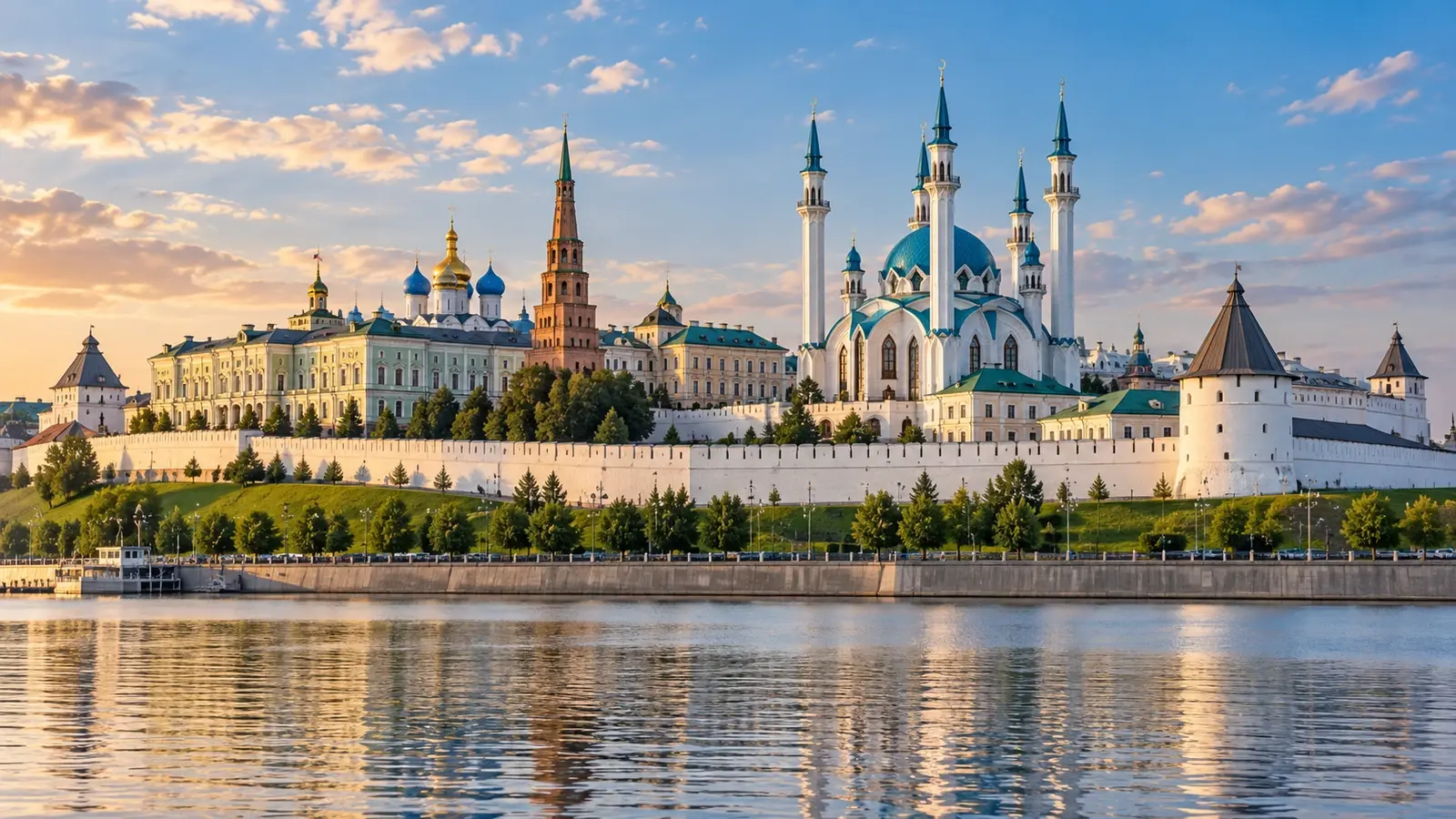Иллюстрация панорамы Казанского Кремля